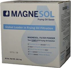 Magnesol Fryer Filter Powder By Dallas Group, Deep Fryer FryPowder, Save Fryer Oil, Extend Oil Life, Fry Oil Filtration, (1x40lb)