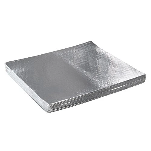 300841 Foil/Paper Honeycomb Insulated Wrap, 16" Length X 14" Width, Silver (2 Packs Of 500)