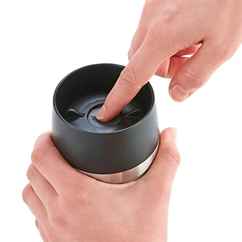 Emsa N20128 Travel Mug Classic Thermo/Insulated Cup Stainless Steel 0.36 Litres 4 Hours Hot 8 Hours Cold BPA 100% Leak-Proof Dishwasher Safe 360° Drinking Opening Yellow - Image 3