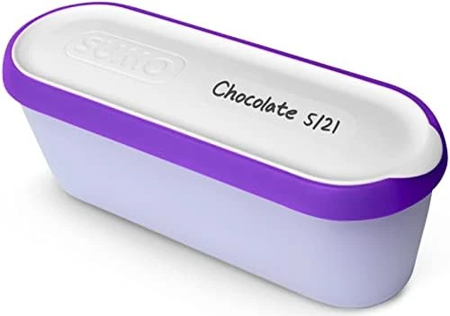 Ice Cream Containers For Homemade Ice Cream - 2 Containers - 1.5 Quart Each - Purple - Image 8