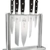 23500 Renaissance 6-Piece Forged Knife Block Set, Tempered Glass Block