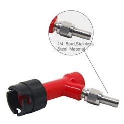 BT Pin-lock MFL Keg Quick Disconnect Set With Swivel Nuts (2) 5/16 Gas, 1/4 Liquid And Clamp By PERA