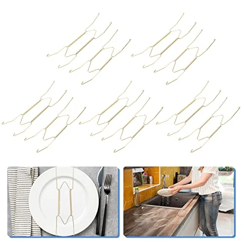 30 Pcs Wire Plate Hanger Plate Spring Hook Wall Plate Hanger For Decorative Plate - Image 4