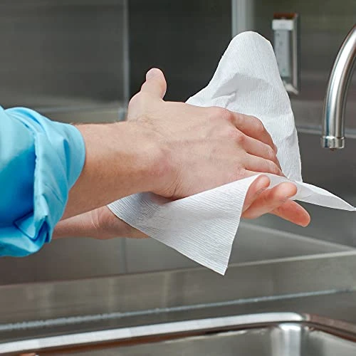 Kimberly Clark 04442 Slimfold Paper Towels, 7 1/2 X 11 3/5, White, 90/Pack, 24 Packs/Carton - Image 4