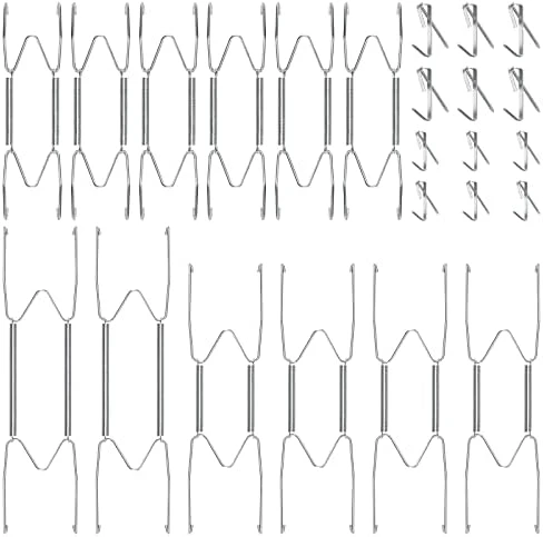 12 Pieces Plate Hangers 6, 8, 10 Inches Wall Invisible Plate Hangers Stainless Decorative Wire Plate Hangers With 12 Pieces Hangers Hook With Nails For Decorative Plates (Silver) - Image 7