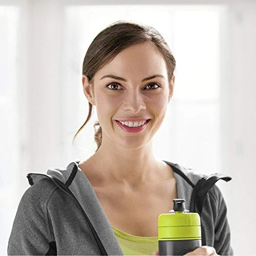 Brita Water Filter Bottle Active, Reduces Chlorine And Organic Impurities, BPA Free, Lime, 600ml - Image 5