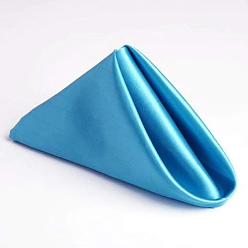 Remium Satin Dinner Napkins Pack Of 12 For Wedding Banquet Decoration Bright Silk And Premium Smooth Fabric Party Table Decoration (Dinner Napkin 18"x18" - Orange) - Image 3