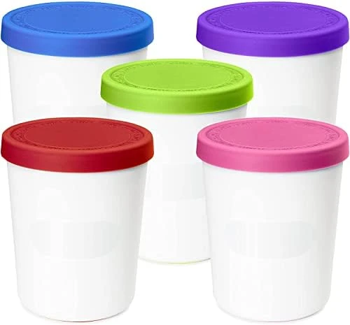Ice Cream Containers For Homemade Ice Cream - 2 Containers - 1.5 Quart Each - Purple - Image 6