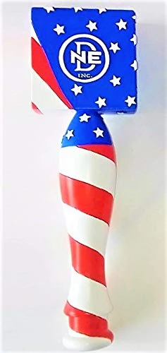 Merican Flag Chalkboard Beer Tap Handle Display Made Of Resin For Homebrew, Kegerators, Or Bars