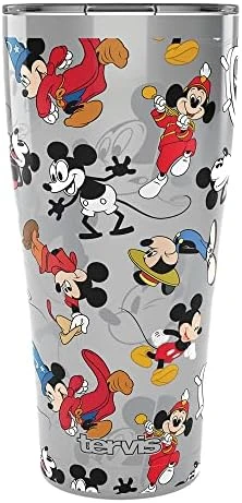 Tervis Disney - Mickey Through The Years Made In USA Double Walled Insulated Tumbler Cup Keeps Drinks Cold & Hot, 24oz, Classic - Image 10