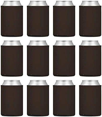 TahoeBay 12 Neoprene Can Sleeves For Standard 12 Ounce Cans Blank Beer Coolers (Red, 12) - Image 14