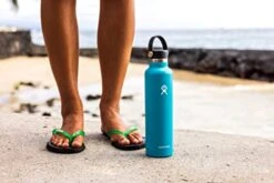Hydro Flask 24 Oz Standard Mouth Water Bottle With Flex Cap Or Flex Straw