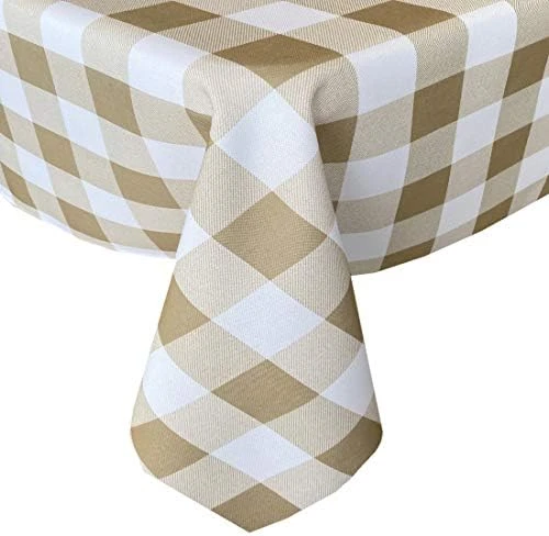 Hotel Buffalo Check Indoor/Outdoor Print Fabric Napkins - Buffalo Plaid Restaurant, Hotel Quality Water Repellent And Stain Resistant, Wrinkle Free Fabric Napkins, Set Of 8 Napkins, Red - Image 13