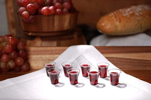 Grace Communion Cups - Disposable Plastic 100 Per Box - Fits Standard Holy Communion Trays