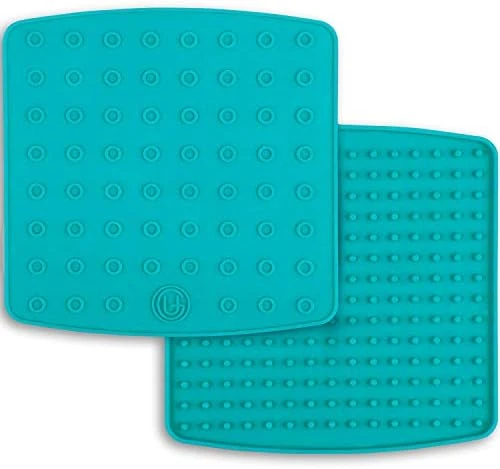 Premium Silicone Pot Holder For Pots/Pans | Multipurpose Trivets | Hot Pad, Spoon Rest, Coaster And More | 2 Pads | Featuring Heat Resistant Core Tech | UpGood Pro Series (Cool Kitchen Tools, Teal) - Image 9