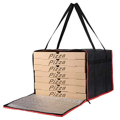 Insulated Pizza Delivery Bags, 20" X 20" X 14" Insulated Food Delivery Bag For Uber Eats/Doordash, Black, 1-Pack - Image 13
