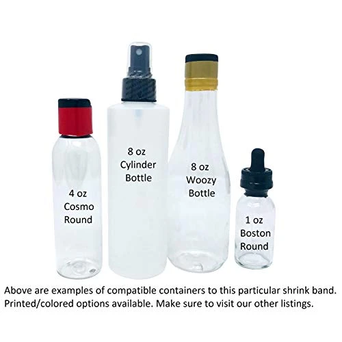 45 X 23 Mm Clear Perforated Shrink Bands Fits Cap Diameter 3/4 To 1 Inch Bundle Of 50 - Image 2