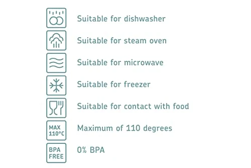 Mepal Set Multi Bowl, Pp/Tpe, Nordic White, One Size - Image 2
