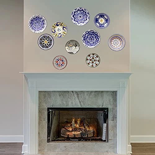 12 Pieces Plate Hangers 6, 8, 10 Inches Wall Invisible Plate Hangers Stainless Decorative Wire Plate Hangers With 12 Pieces Hangers Hook With Nails For Decorative Plates (Silver) - Image 5