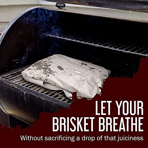 White Kraft Butcher Paper Roll - 18 Inch X 100 Foot White Paper Roll For Wrapping And Smoking Meat, BBQ Paper For The Perfect Brisket Crust - Durable, Uncoated And Unwaxed Food Grade Sublimation Paper