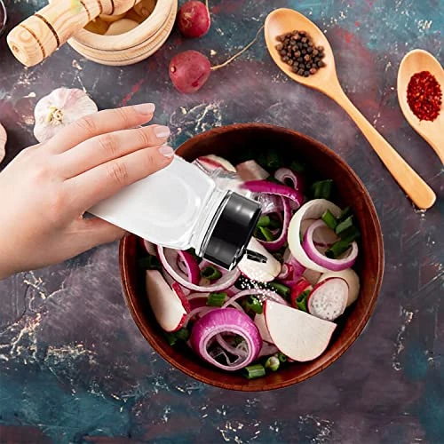 6 Pack 9.5 Oz Plastic Spice Jars With Black Cap, Clear And Safe Plastic Bottle Containers With Shaker Lids For Storing Spice, Herbs And Seasoning Powders, BPA Free, Made In USA - Image 4