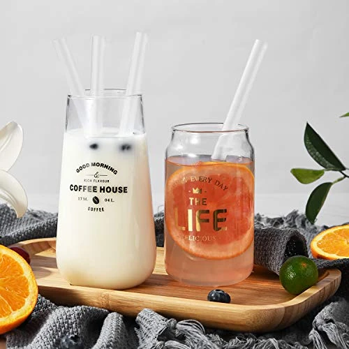 100 PCS Clear Plastic Boba Straws, 1/2" Wide X 8 1/2" Long Disposable Smoothie Straws For Bubble Tea, Shakes, Popping Pearls - Image 5