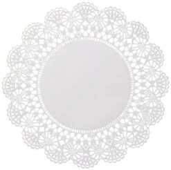 500235 Cambridge Lace Doily, 6" Diameter, White (Case Of 1000)