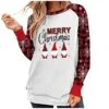 Womens Causal Loose Crewneck Cute Loose Tops Sweatshirts Long Sleeve Christmas Print Plus Size Pullover Top Streetwear