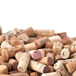 Premium Recycled Corks, Natural Wine Corks From Around The Us - 250 Count