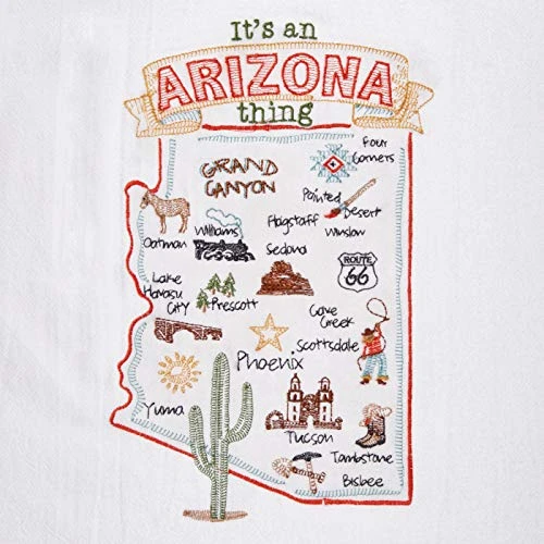 Kay Dee Designs ST Thing Arizona EMB F/S Dish Towel, 17.5 X 28, Various - Image 3