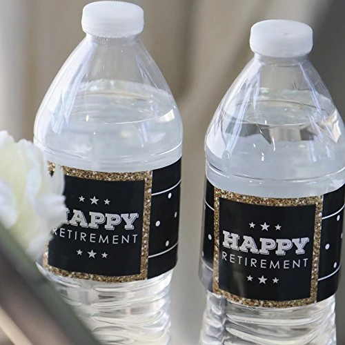 Happy Retirement - Retirement Party Water Bottle Sticker Labels - Set Of 20 - Image 6