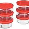 Pyrex 6-Piece Glass Food Storage Set With Lids ( 12-Piece)