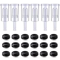 3-Piece Airlock Set, Airtight Buttonhole, Fermentation Winemaking, Fermentation Sauerkraut Kimchi, Silicone Grommets Airlock Set For Fermentation, (6Air Locks And 18 Grommets))