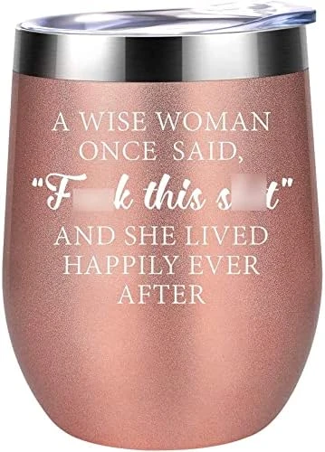 Funny Wine Gifts For Women, Best Friend, Coworker - Cool Bday Gifts For Mom, Wife, Sister - New Beginnings, Mothers Day, Birthday Gifts For Her - Fun Wine Tumbler Drinking Wine Cups For Women - Image 10