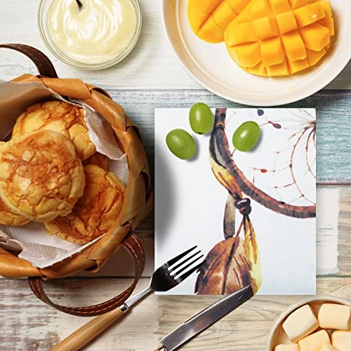 Kitchen Towels 100% Cotton, Dish Towels 20X31.5 Inch, Tea Towels Set Of 4 Highly Absorbent Boho For Kitchen Or Farmhouse Decor - Image 2