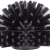 PARTA 45005EC03 Plastic Multi-Purpose Valve Brush, Pipe Brush, Round Brush With Polyester Bristles, Color Coded For Commercial Cleaning, Kitchen, Restaurant, Bathroom, 3.9 X 5 X 3.9 Inches, Black