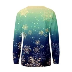Womens 2022 Fall Fashion Tops Cute Long Sleeve Fashion Sweatshirts Crew Neck Christmas Print Pullover Top Streetwear