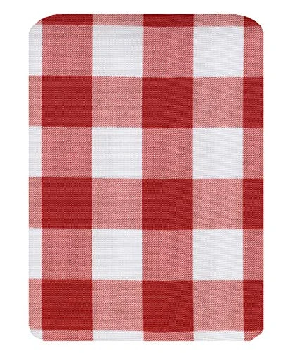 Hotel Buffalo Check Indoor/Outdoor Print Fabric Napkins - Buffalo Plaid Restaurant, Hotel Quality Water Repellent And Stain Resistant, Wrinkle Free Fabric Napkins, Set Of 8 Napkins, Red - Image 2