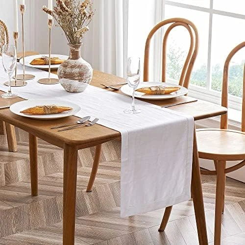 Able Cloth Napkins Linen Hemstitch - 18 X 18 Inch Set Of 4 Farmhouse Fabric Reusable Square Napkins For Kitchen Easter Party Wedding Dining Decor Natural - Image 15