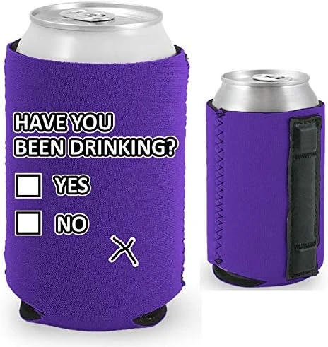 Have You Been Drinking? Magnetic Can Coolie (2 Pack, Black) - Image 8