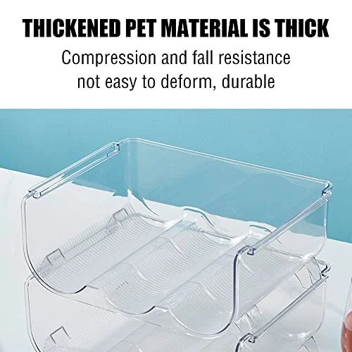 Fssxgw Thickened Pet Transparent Red Wine Rack One Grid, Two Grids And Three Grids Foldable Storage Box Wine Holder Wine Rack Wine Bottle Storage Rack - Image 3