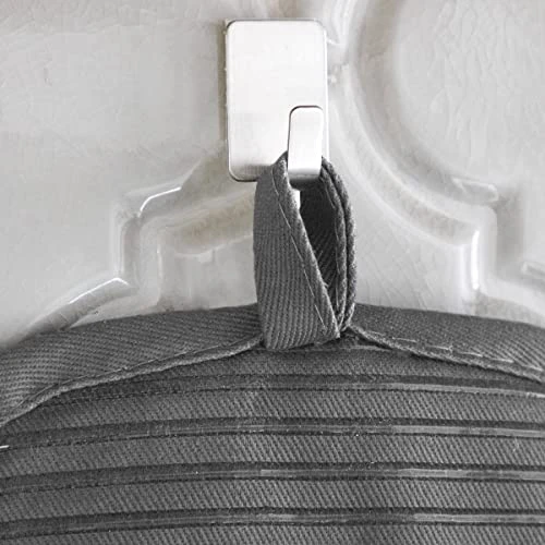 Premium Pot Holder & Heating Pad, (2-Pack) Heat Resistant To 500 Degrees, 100% Cotton 10"x6.25" For Kitchen And Barbeque, Pewter - Image 2