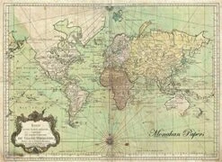 Paper Placemats Table Mats Table Decor Pk 24 World Map