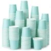 [360 Pack] 3 Oz Paper Cups, Sky Blue Mouthwash Cups, Disposable Bathroom Cups, Espresso Cups, Paper Cups For Party, Picnic, BBQ, Travel, And Event