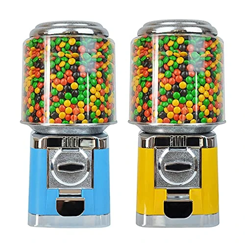 Candy Machine Commercial Automatic Candy Machine Vending Machine Bubble Gum Machine Home Vending Machine Coin Gumball Machine For Kids (Blue) - Image 2