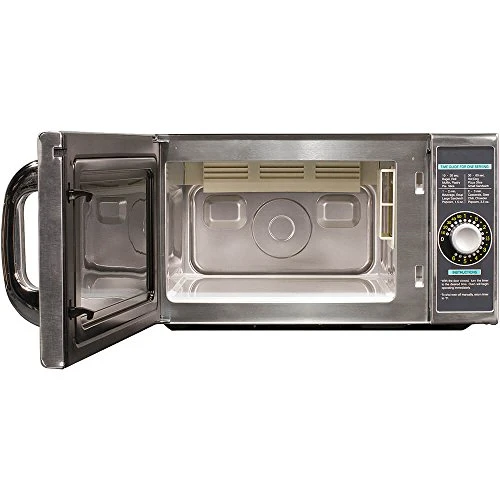 Sharp Harp R-21LCFS Medium-Duty Commercial Microwave Oven With Dial Timer, Stainless Steel, 1000-Watts, 120-Volts, One Size - Image 3