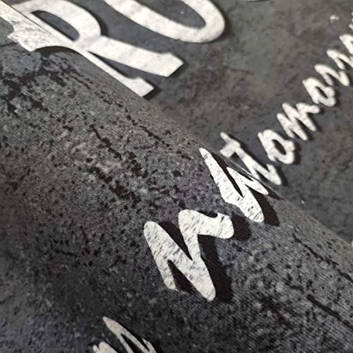 USTIDE Grey Laundry Room Rug, Vintage Laundry Room Mats Shabby Rug Laundry, Rubber Foamed Laundromats Cabinet/Washhouse/Kitchen Floor Mat, 20X48 - Image 5