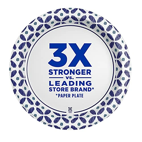 Dixie Ultra Disposable Paper Plates, 10 1/16 Inch, Dinner Size Printed Disposable Plate, 100 Count (1 Pack Of 100 Plates) - Image 2