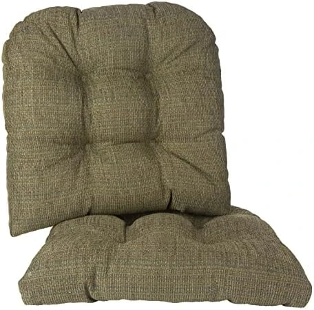 Tyson Extra Large Non-Slip Chair Cushions For Dining Room, Kitchen And Office Use, U-Shaped Skid-Proof Overstuffed Seat Pad, 17x17 Inches, 2 Count (Pack Of 1), Natural - Image 12