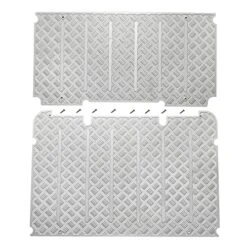 Replacement Part For Stainless Steel Luggage Rack Anti-skid Plate For 1/10 Defender RC CarRoof Carrier Board Plate Upgrade Parts - (Color: Silver)